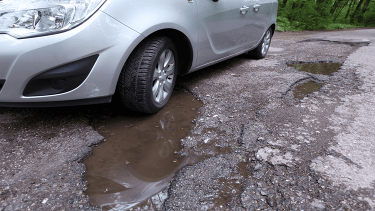 Potholes and insurance make a winning combination Potholes and insurance make a winning combination